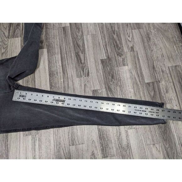 J Brand Womens Size 26 Bree Night Bird Skinny Grey Black Denim Jeans - Picture 10 of 12